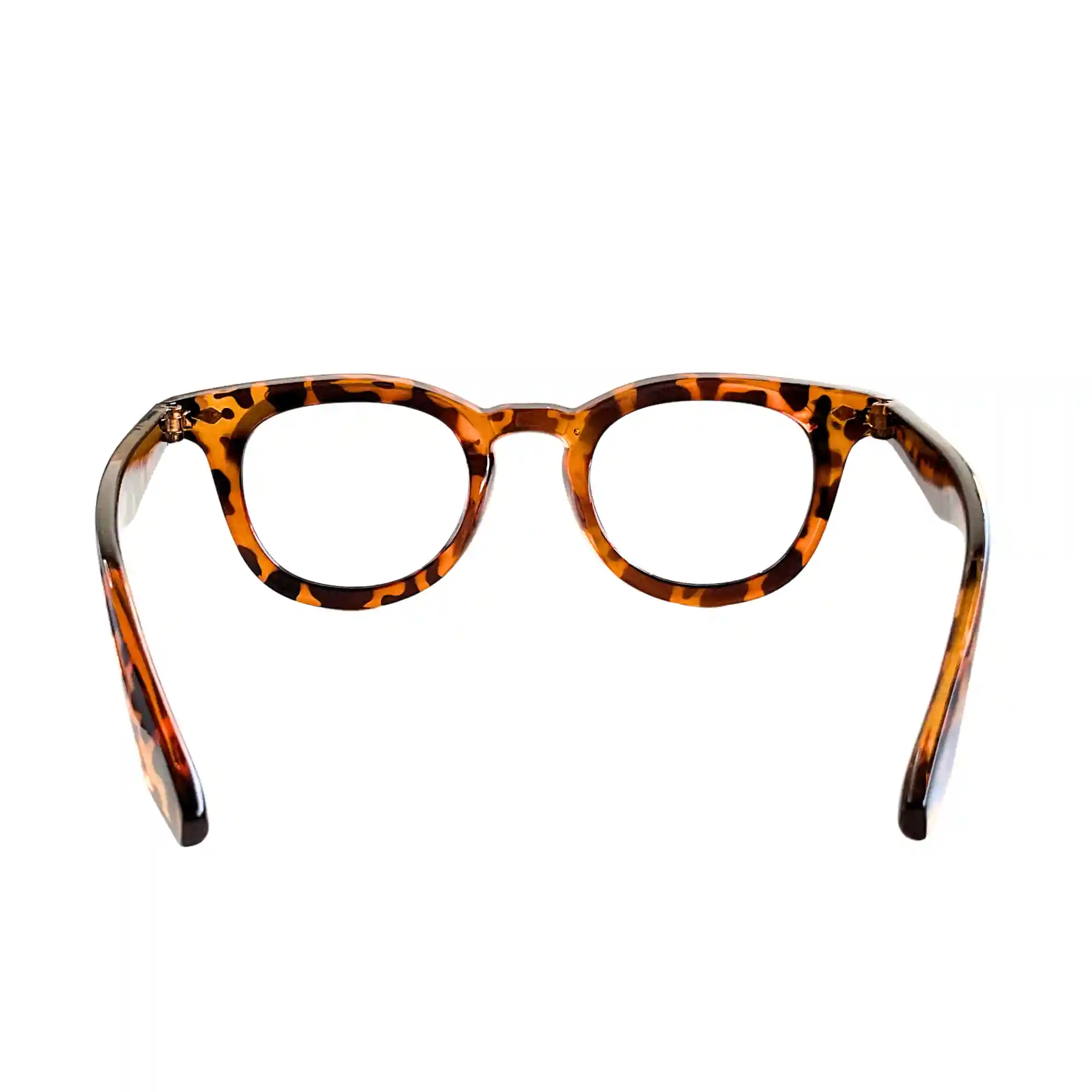 Lentes Redondos con Montura Carey Marrón - Imagen 4
