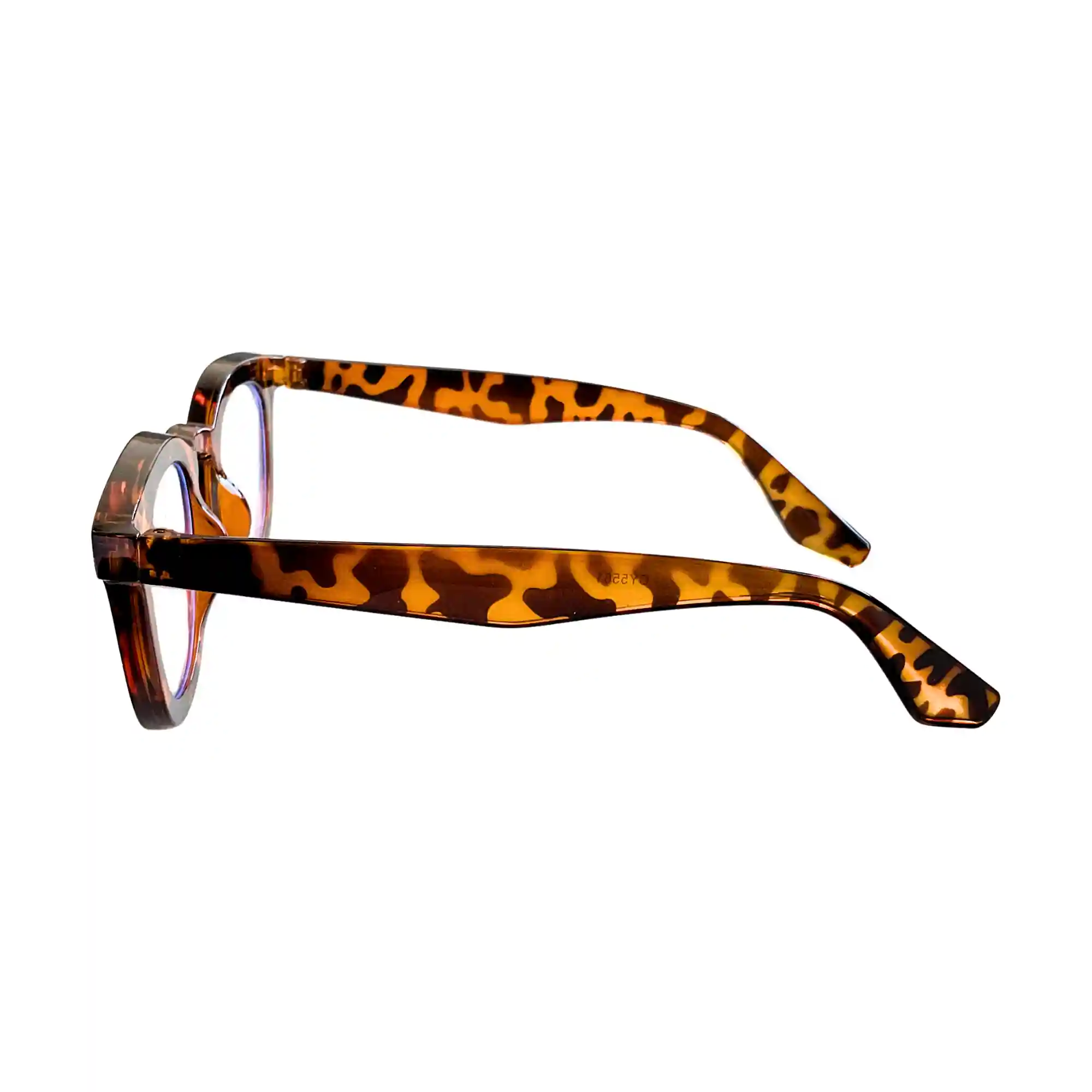 Lentes Redondos con Montura Carey Marrón - Imagen 3