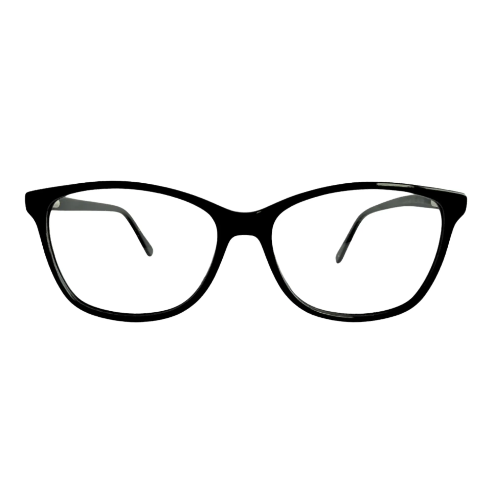 Lentes Cuadrados Oversized de Montura Negra - Imagen 2