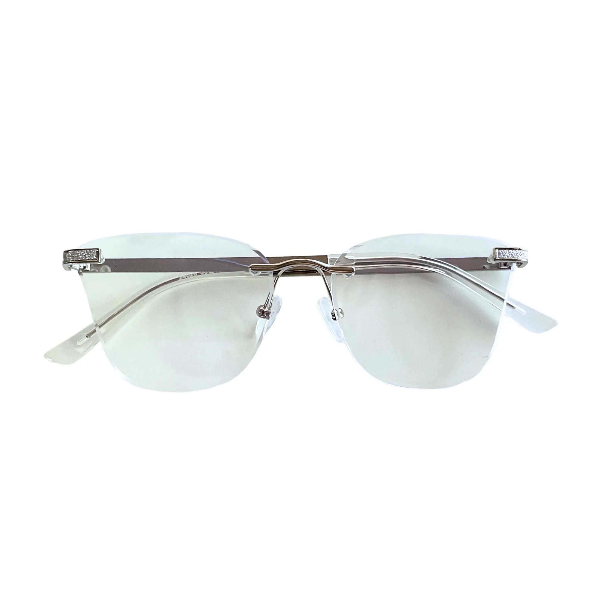 Lentes Media Montura en Transparente y Metal - Imagen 5