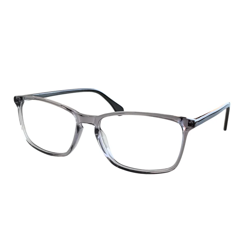 Lentes Gris Perla Translúcidos de Diseño Minimalista