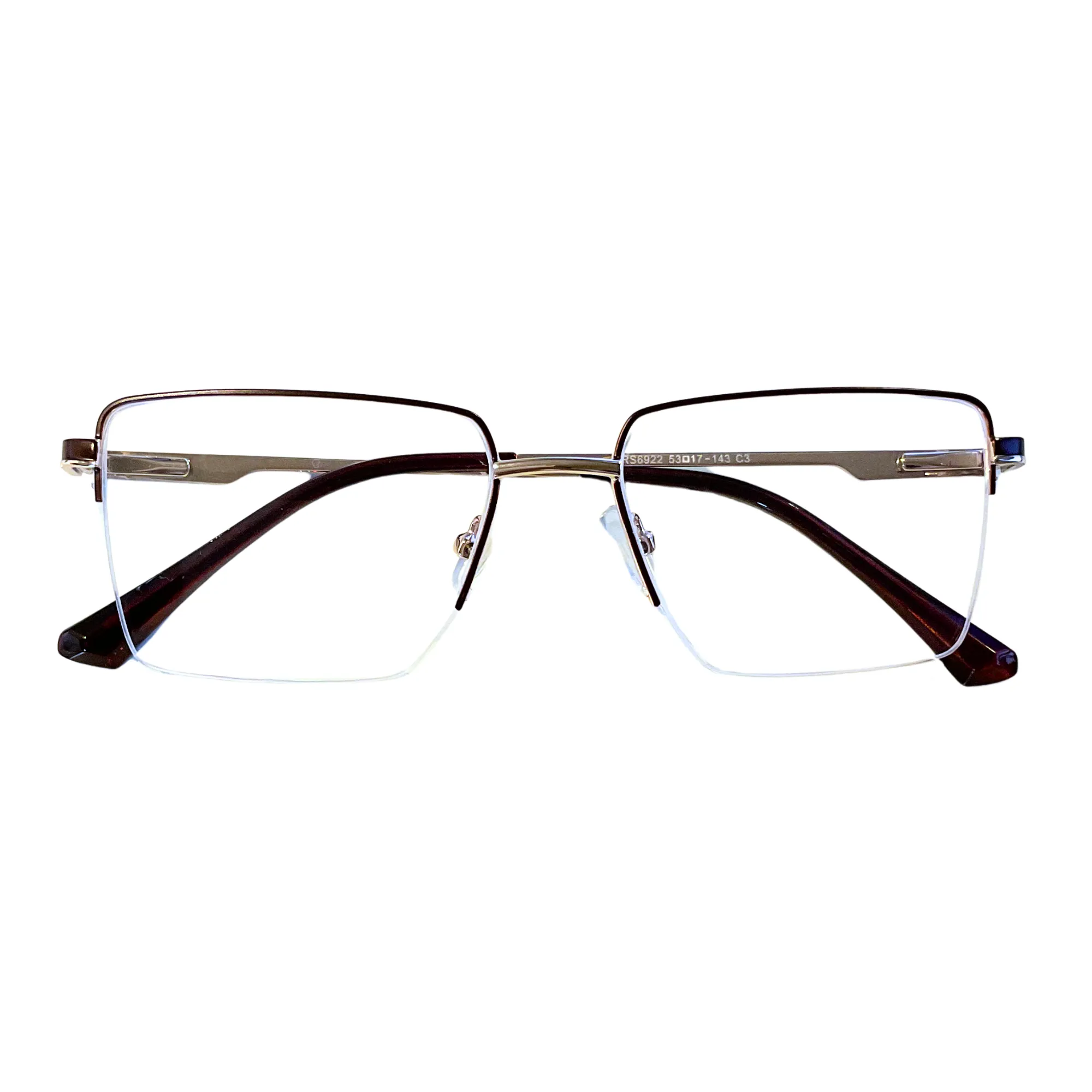 Lentes Executivos Metal Negro y Plateado - Imagen 5