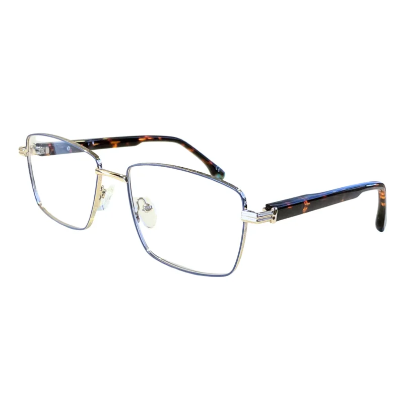 Lentes Retro Metal y Patillas Carey
