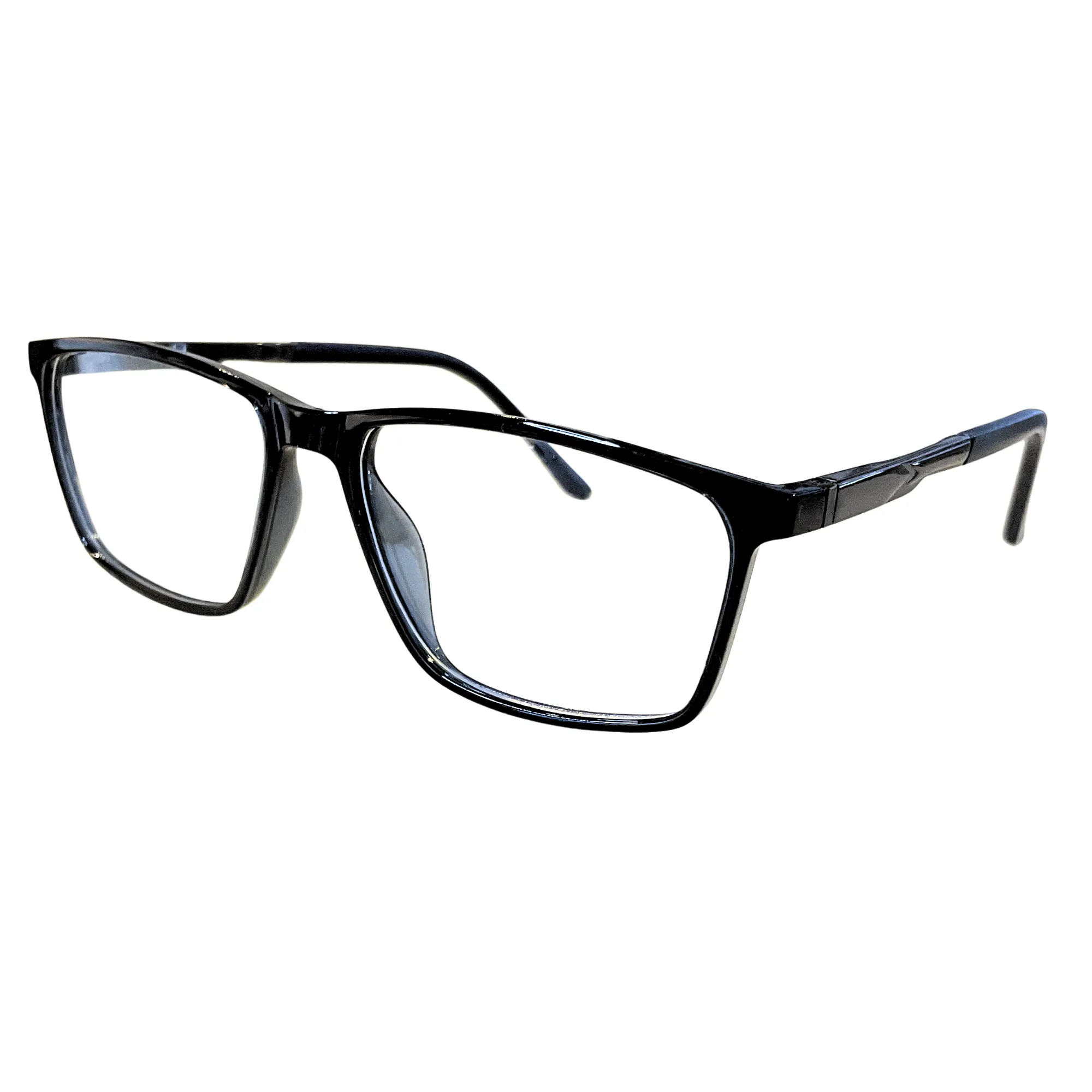 Lentes Cuadrados Black Mate de Estilo Clásico