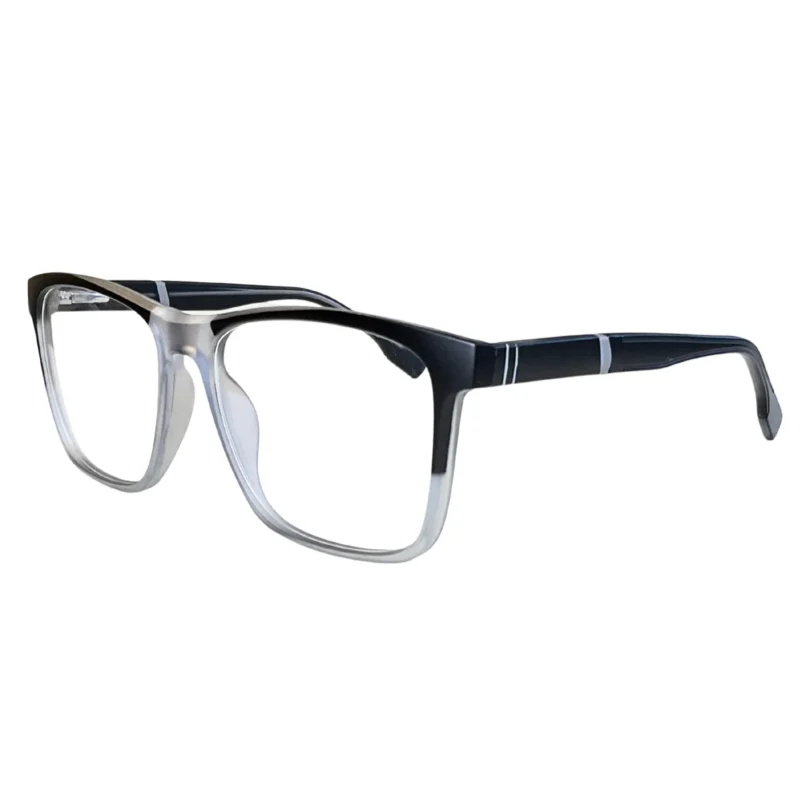Montura de Lentes Rectangular Bicolor