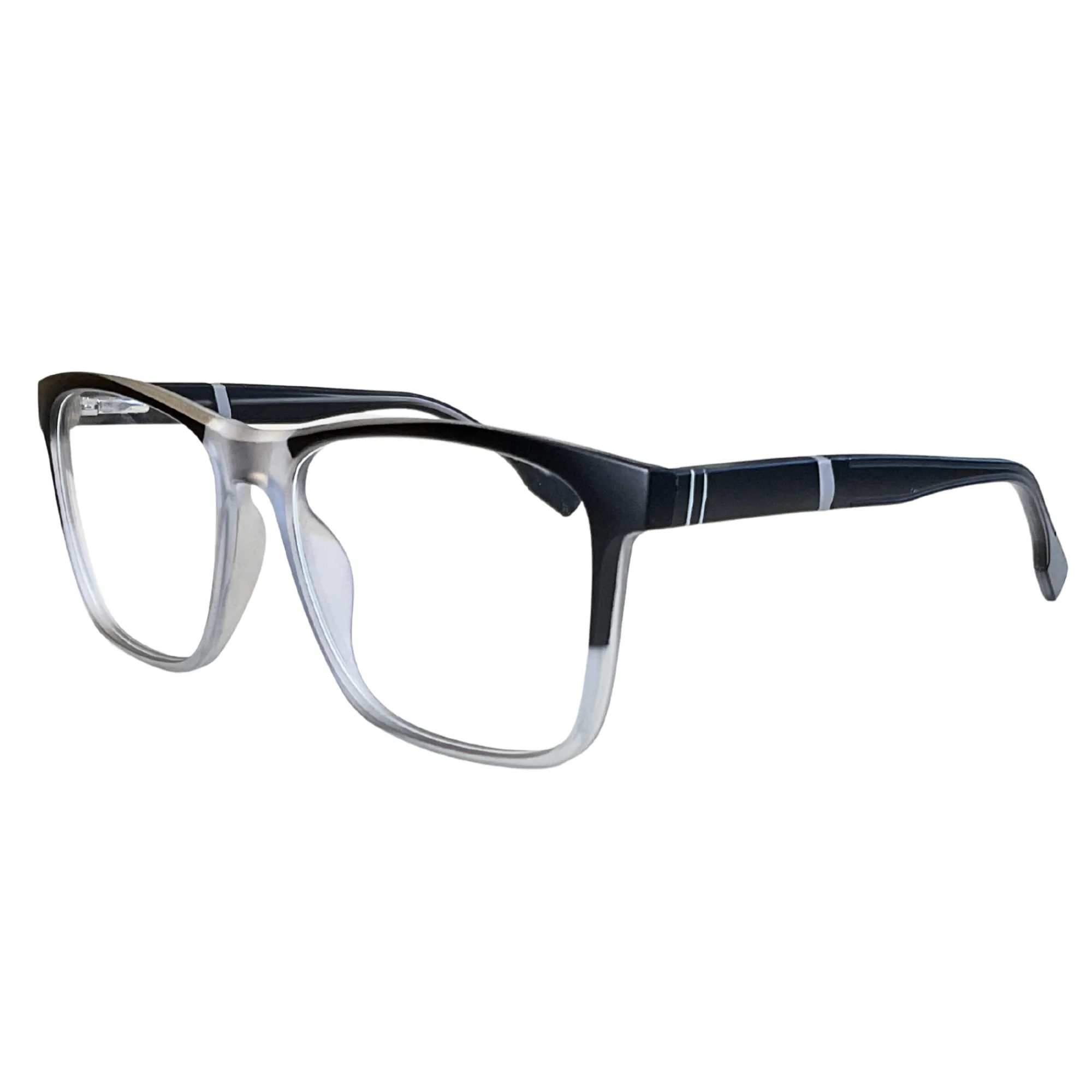 Montura de Lentes Rectangular Bicolor